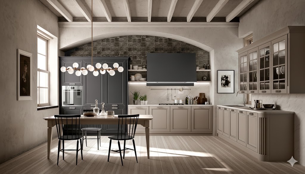 Классическая угловая кухня